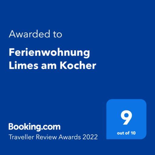 Ferienwohnung Limes Am Kocher Huttlingen Екстериор снимка
